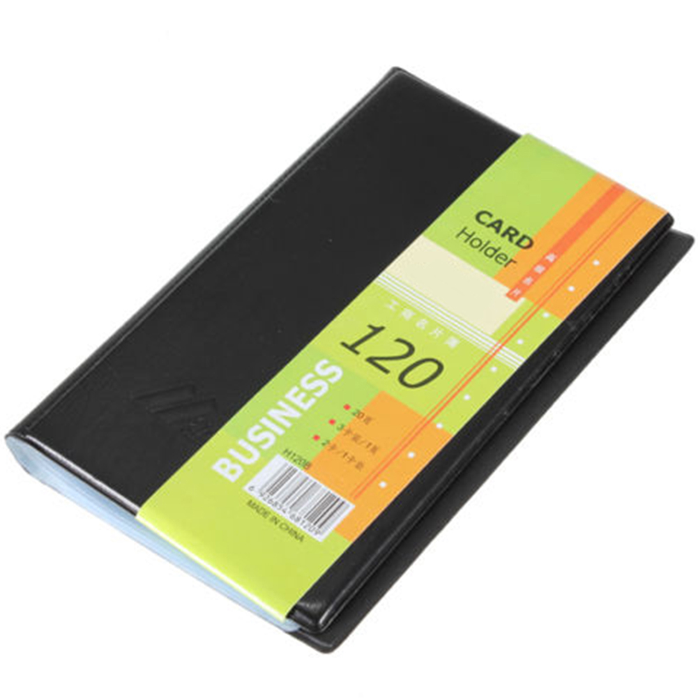 ID Lightweight Durable Antimagnetic Credit Office Business Card Holder Leather